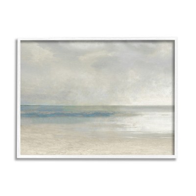 Stupell Industries Abstract Beach Horizon Landscape Framed Giclee Art