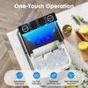 GreenEver Portable Countertop Ice Maker Machine, Self-Cleaning Ice Machine with Ice Scoop, 26.5lbs in 24Hrs, 9 Ice Cubes Ready in 6 Mins - 3 of 4