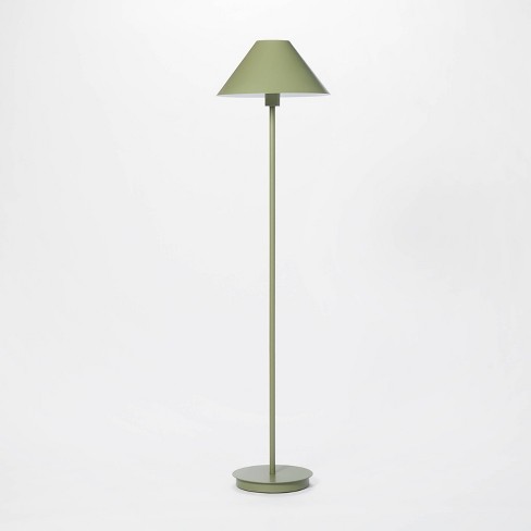 Wicker floor deals lamp target