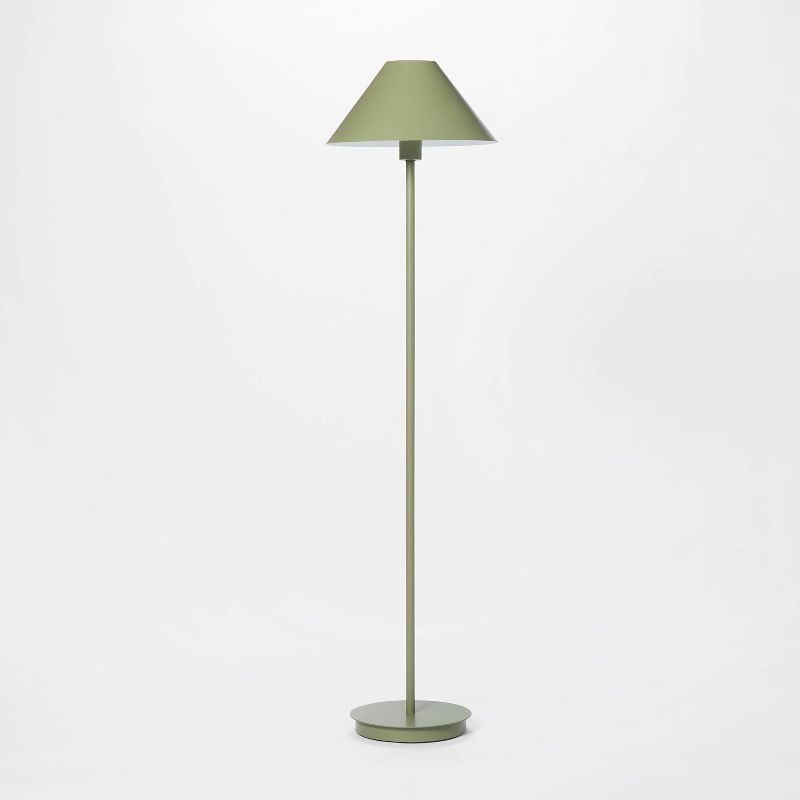 Stick Metal Floor Lamp Green Iron (Includes LED Light Bulb) - Threshold&#8482; designed with Studio McGee, 1 of 12