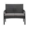 WestinTrends 4-Piece Outdoor Patio Modern Sofa Conversation Set - 2 of 3