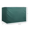 3-Seater Patio Swing Cover, Outdoor Garden Furniture Protection Hammock Cover Waterproof 85" X 61" X 59" - 3 of 4