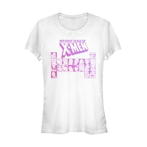 Juniors Womens Marvel X-Men Periodic Table T-Shirt - 1 of 3