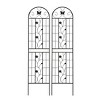 NicBex 2 Pack Metal Plant Support Stakes for Indoor Plants 86.7"X19.7" Garden Tower Rust-Proof Plant Trellis for Garden, Black - 2 of 4