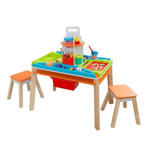 Kidkraft Ultimate Creation Activity Art Table With Four Stations