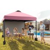 10x10 Pop Up Canopy with Sidewalls for Outdoor, Portable Outdoor Canopy with One Push Setup, Easy Set-Up Waterproof Pop Up Tent for Outdoor Party - 2 of 4