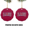 Loyola Marymount University Primary Logo Porcelain Scalloped Holiday Christmas Tree Ornament - 2 of 4