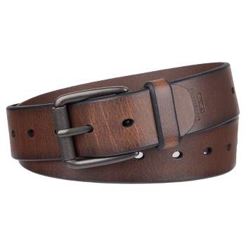 DENIZEN® from Levi's® Men's Big & Tall Roller Buckle Casual Leather Belt -  Brown 2XL