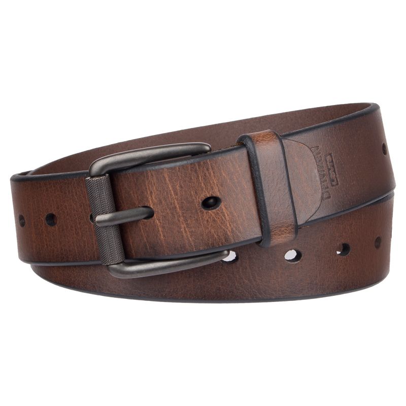 DENIZEN® from Levi's® Men's Roller Buckle Casual Leather Belt - Brown, 1 of 2