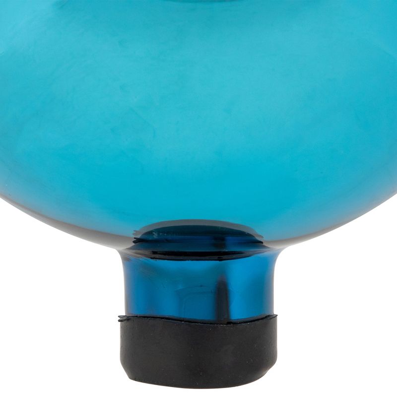 Northlight Outdoor Garden Mirrored Gazing Ball - 10" - Turquoise Blue, 5 of 6