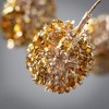 25"H Sullivans Artificial Christmas Gold Ball Twig Spray, Indoor Christmas Decor - 2 of 3