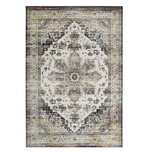 Machine Washable Area Rug Non Slip Non Shedding Rug Boho Vintage Low Pile Carpet Foldable Stain Resistant Rugs for Bedroom Living Room - 1 of 4