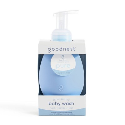 Image of Goodnest 3-in-1 Wash, Shampoo and Soak - Pure Fragrance Free - 12oz