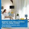 Rowenta 12" Electronic Table Fan Turbo Oscillating Silence Extreme Black: Desk Fan with Remote, Adjustable Tilt, Quiet Operation - 2 of 4