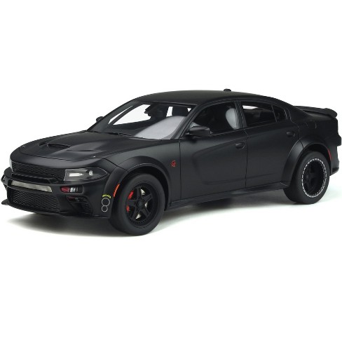 Dodge Charger Srt Hellcat Widebody Tuned By Speedkore Matt Black 1 18 Model Car By Gt Spirit Target