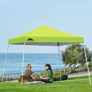 EAGLE PEAK Slant Leg Pop-up Canopy Tent Easy One Person Setup Instant Outdoor Beach Canopy Folding Portable Sports Shelter - 1 of 4