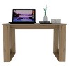 INFURNIC Desks Modern Writing Computer Desk with Spacious Surface Easy Assembly and Ample Legroom, Brown, 23.6"*47.2"*28.7" - 4 of 4