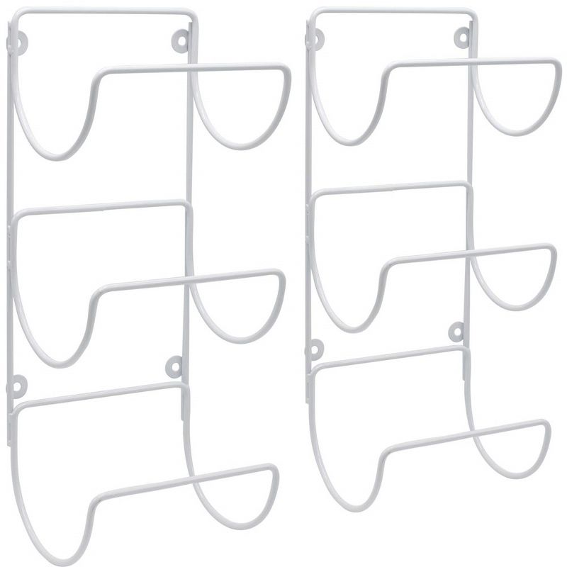Sorbus Wall-Mount Towel Rack - Great for Organizing Rolled Bath Towels, Washcloths, Linens (Holds 6), 5 of 6