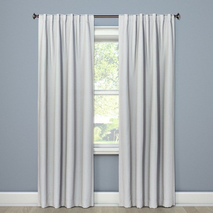 Blackout Curtain Panel Gray 84" - Threshold™ : Target