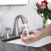PAGED Widespread Bathroom Faucets 2 Handle Bathroom Sink Faucet Vanity Basin Faucet with Drain Assembly - 3 of 4