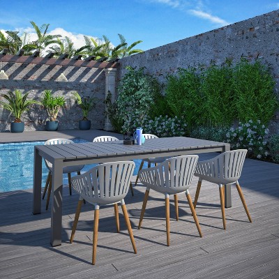 Halesworth 7pc Patio Dining Set with Rectangular Table - Amazonia