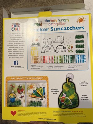 Creativity for Kids The Very Hungry Caterpillar: Sticker Suncatcher Kit -  DIY Window Stickers for Toddlers from