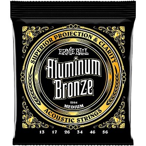 Ernie Ball Aluminum Bronze Medium Acoustic Guitar Strings - 1 of 3
