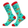 Crazy Dog T-Shirts Women's My Dog Thinks I'm Cool Socks Funny Pet Lover Novelty Cute Graphic - 2 of 4