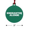 Binghamton University Bearcats Alumn Aluminum Holiday Christmas Tree Ornament - 3 of 4