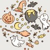 Junior's Design By Humans Halloween By kimprut T-Shirt - 2 of 2