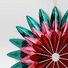 Christmas Foil Flower Ornament Green Ornament - Wondershop™ - 3 of 3