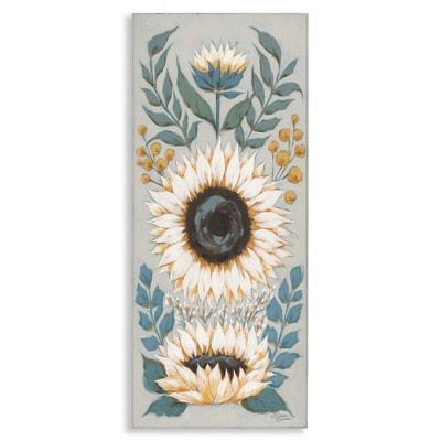 Stupell Industries Country Sunflower Blossoms Botanicals, 17" x 40"