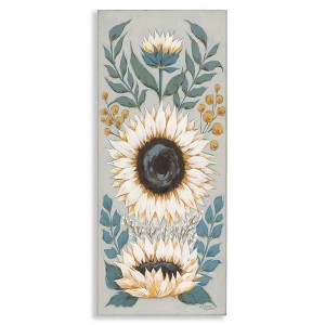 Stupell Industries Country Sunflower Blossoms Botanicals, 10" x 24" - 1 of 4