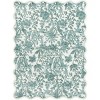 Racxily 36"x56" Feather Faux Fur Scalloped Indoor Accent Rug, Non Slip, Super Strong, Ideal for High Traffic Areas in Bedroom, Living Room - 4 of 4