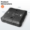 Pellebant Heavy-Duty Cantilever Umbrella Base, Outside Patio Rolling Umbrella Base High-Density HDPE Offset - 2 of 4