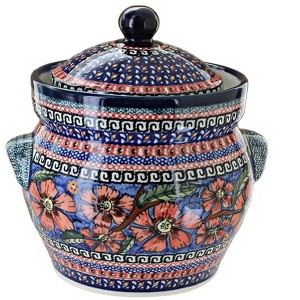 Blue Rose Polish Pottery 1125 Zaklady Small Container - 1 of 1