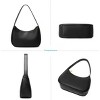 Shoulder Bags for Women, Cute Hobo Tote Handbag Mini Clutch Purse with Zipper Closure - 4 of 4