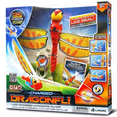 Lanard: Dragonfly! - USB Powered Flying Toy, Moves Like A Real Dragonfly,8+
