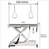 Electric Pet Grooming Table for Large Dogs with Adjustable,Height Heavy Duty Lift Double Arm and Loops - LAOTIES - 4 of 4