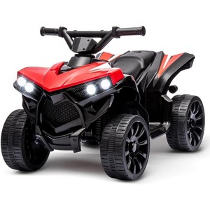 6V Ride on Toy, Kids ATV 4 Wheeler with 1.8MPH Max Speed, Wear-Resistant Wheels, Music & Foot Pedal, Electric Quad Car for Kids Toddlers - 1 of 4