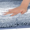 Unique Bargains Non-Slip Absorbent Soft Plush Shaggy Bath Mats 2 Pcs - 3 of 4