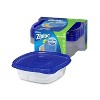 Ziploc Square Containers with Smart Snap Technology - 4ct - image 3 of 4