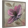 Amanti Art Plum Floral III by Emily Adams Canvas Wall Art Print Framed 16-in. x 16-in. - 3 of 4
