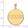 Black Bow Jewelry 14k Yellow Gold Transylvania Pioneers NCAA Extra Large Pendant - 2 of 3