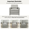 Runesay Oversized Comfy Cloud Sofa Double Cushion Single Sofa with Plush Cushion - 3 of 4