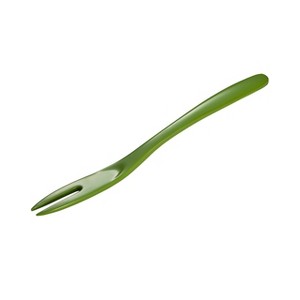 Hutzler 7.75 Inch Melamine 2-Prong Mini Fork, Great for Serving Condiments, Small Bites, or Getting into Narrow Jars - 1 of 4