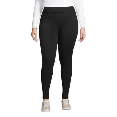 Lands' End Women's Active High Impact Fleece Lined Pocket Leggings