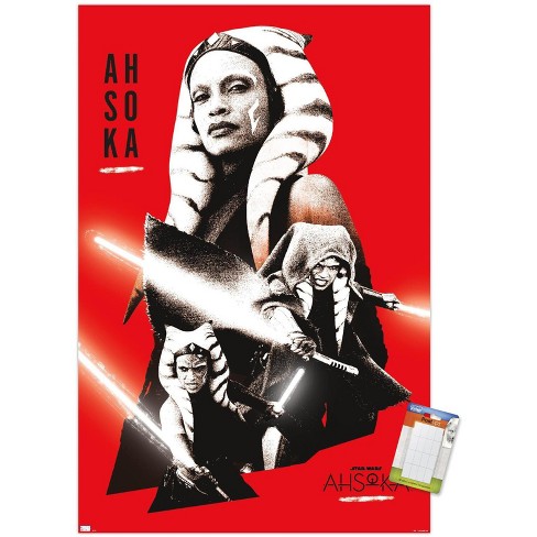Trends International Star Wars: Ahsoka - Red Unframed Wall Poster Prints :  Target