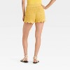 Women's High-Rise Crochet-Style Pull-On Shorts - A New Day™ - 2 of 3