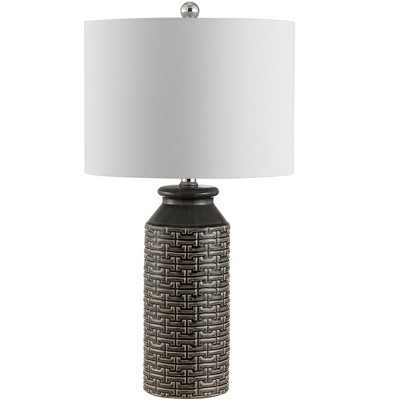 Waldina Ceramic Table Lamp  - Grey - Safavieh